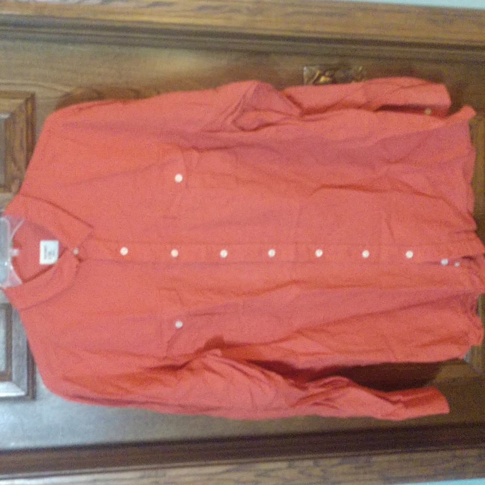 2/$15 Old Navy 55% Linen Men's XXL Long Sleeve Button Down Shirt - Picture 1 of 4
